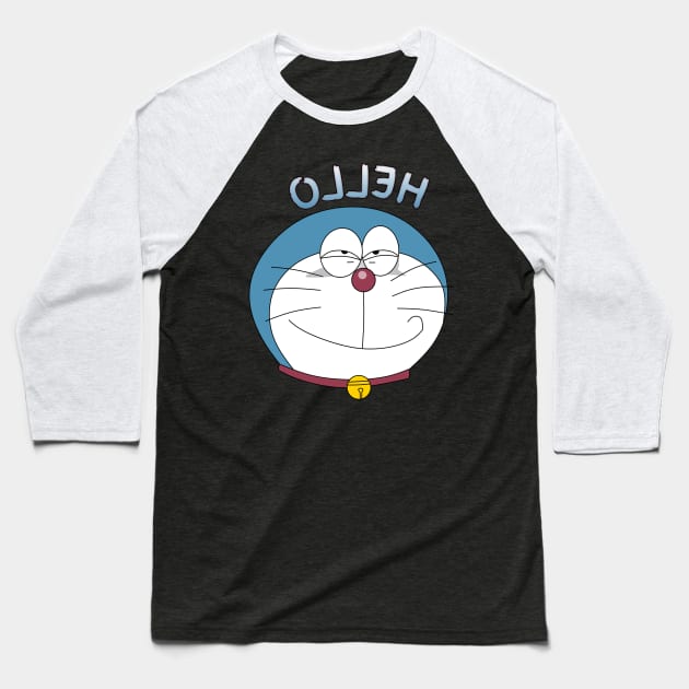 Doraemon Baseball T-Shirt by Vectraphix